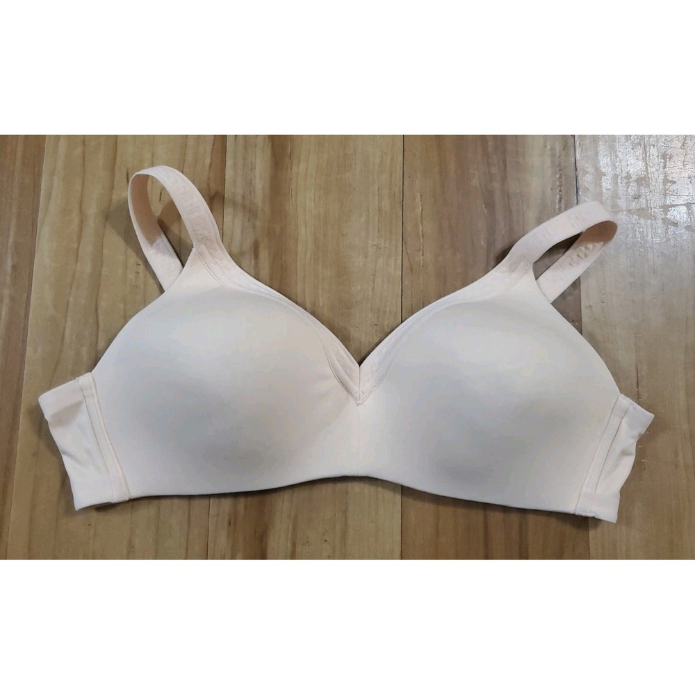 Warners Bra 38B Wireless 02055 Invisible Bliss Wireless T-Shirt Light Pink